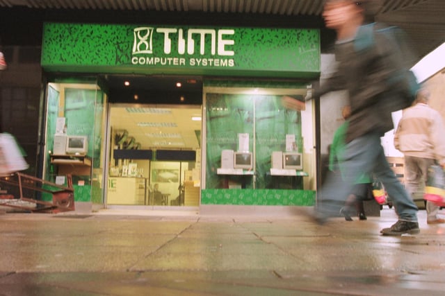 Time computer store in Sauchiehall Street.