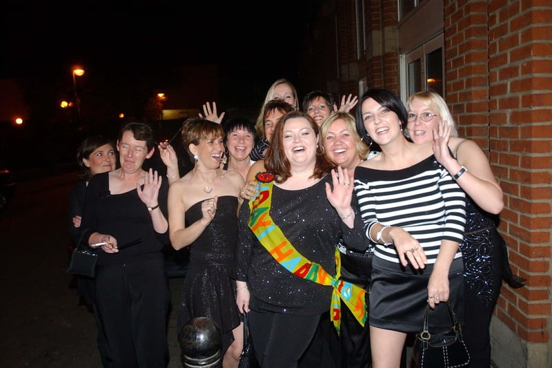 A birthday night out in Hartlepool in November 2003.