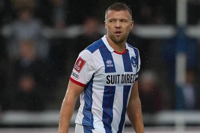 Nicky Featherstone has made 37 appearances for Hartlepool United this season. (Credit: Mark Fletcher | MI News)