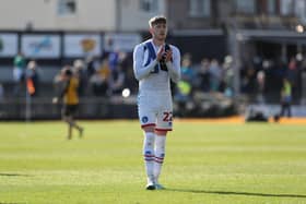 Tom Crawford returned to the Hartlepool United squad recently following a lengthy injury lay off this season. (Photo: Mark Fletcher | MI News)