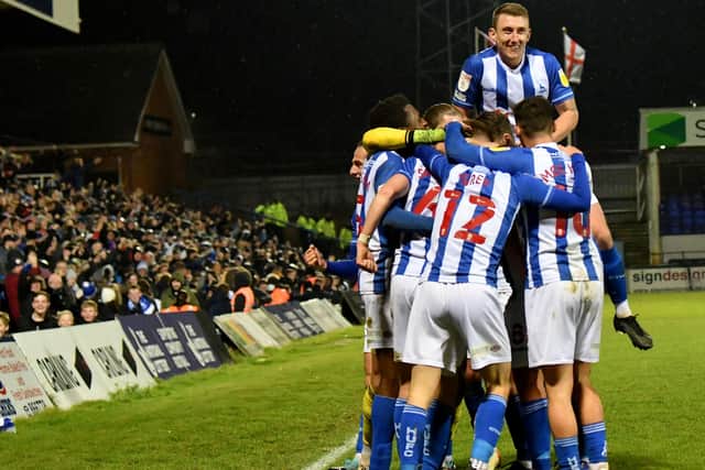 Hartlepool United have been able to continue their strong form at the Suit Direct Stadium this season. Picture by FRANK REID