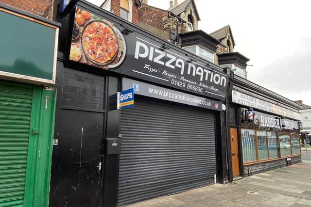 Pizza Nation, in York Road, Hartlepool.