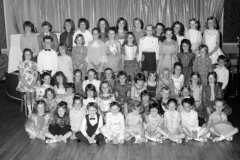 Presentation time for Thorpe Hancock School of Dancing in 1973.
Do you recognise any of the dancers?