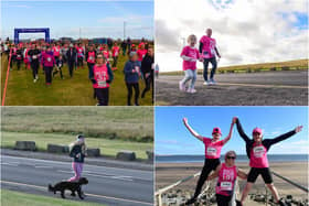 Participants at the Hartlepool Race for Life 2021.