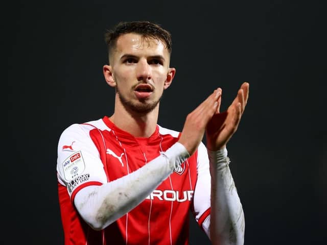 Dan Barlaser of Rotherham United. (Photo by Julian Finney/Getty Images).
