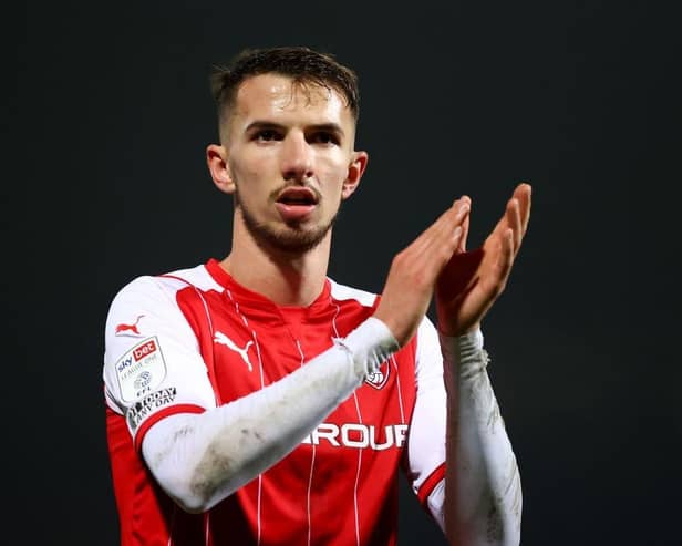 Dan Barlaser of Rotherham United. (Photo by Julian Finney/Getty Images).