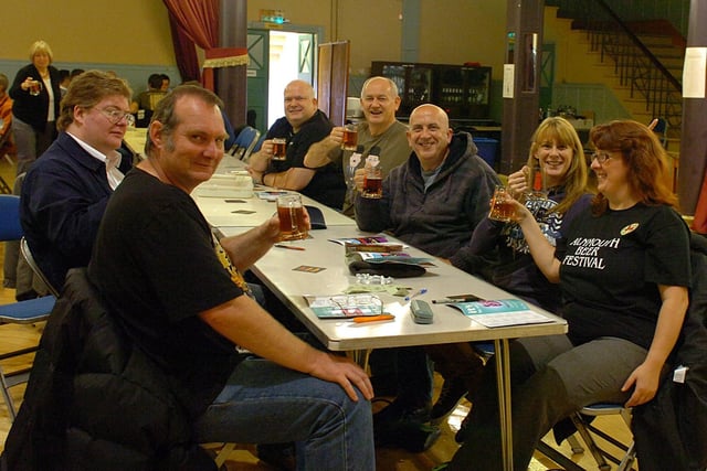 Pictured at the annual Hartlepool Beer Festival 9 years ago. Recognise anyone?