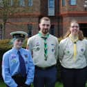 Louise and other King's Scouts from Hartlepool Celebrate at Windsor Castle