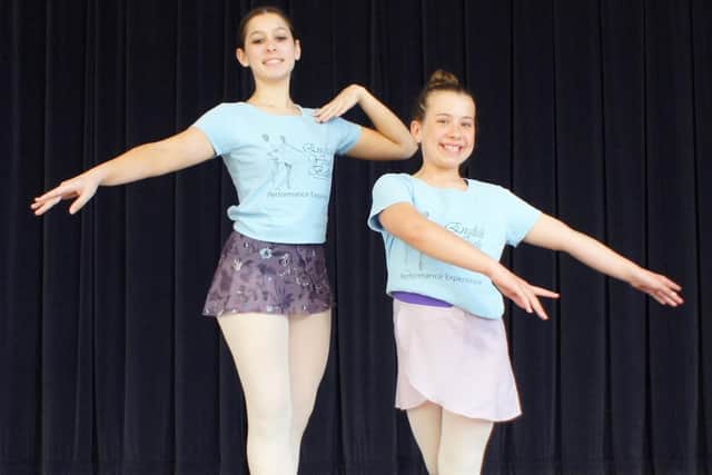 Harriett (right) and Zsofia's (left) dreams came true as they joined the professional production of Sleeping Beauty.