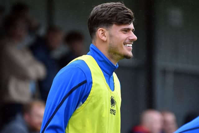 Edon Pruti has lost his place to Alex Lacey in the Hartlepool United starting line-up. Picture by FRANK REID