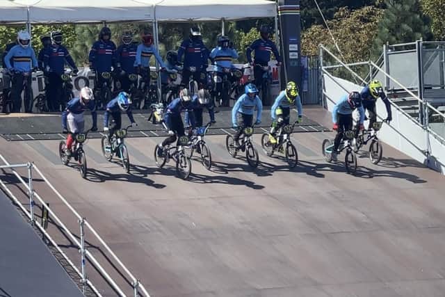 NE BMX riders competing at the 2022 world championships in Nantes, France.