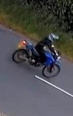 A police picture of the bike they wish to trace.