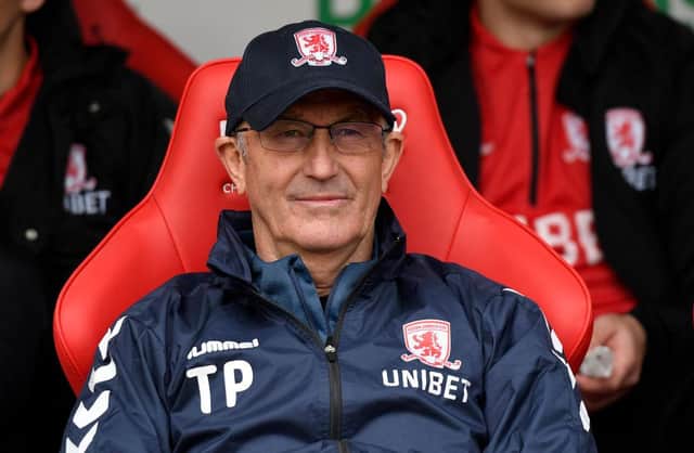 Former Middlesbrough manager Tony Pulis