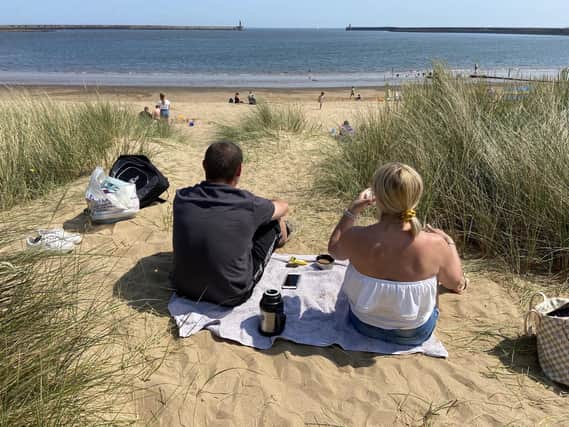 Enjoying a beautiful sunny day in South Shields. Picture by FRANK REID