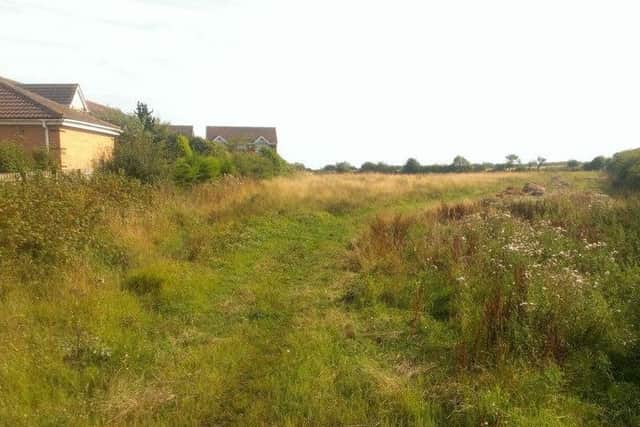 Land behind Nelson Lane, which is earmarked for 50 new homes