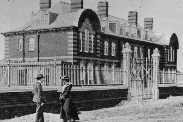 A view of Cameron Hospital probably taken in 1905/06 when the finishing touches were still being added to the building. Photo: Hartlepool Library Service.