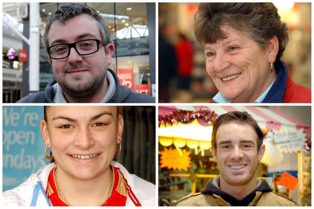 Just some of the people interviewed by the Hartlepool Mail for their opinions on a New Year' resolutions in the Noughties.