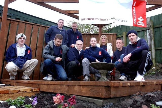 Princes Trust workers were enjoying a well-earned break when we caught up with them in a Blackhall allotment in 2004. Recognise anyone?