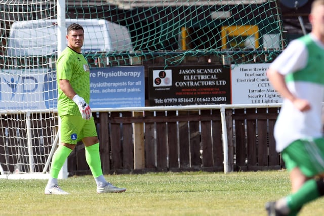 The goalkeeper got a selection of 45 minutes against Billingham Synthonia and Marske United as well as 30 minutes against Hibs. Picture by FRANK REID