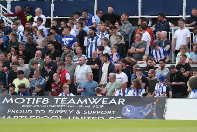 Hartlepool United were included in the 2021-22 Fan Engagement Index. (Credit: Mark Fletcher | MI News)