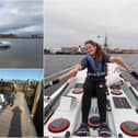 Jasmine Harrison, 21, ahead of her rowing challenge of 3,000 miles across the Atlantic.