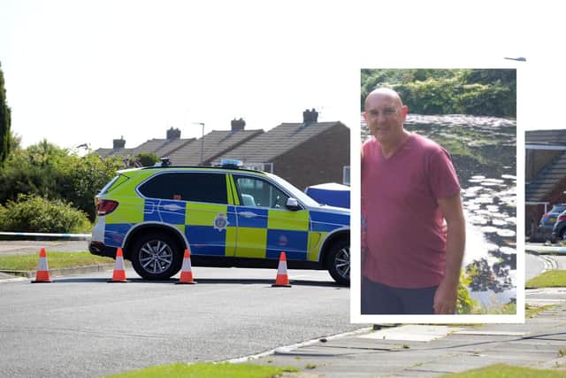 Michael Waistell (inset) has been named as the cyclist who died following a collision in Hartlepool on Friday, July 31.
