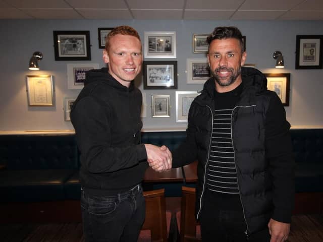 Michael Woods has signed for South Shields.