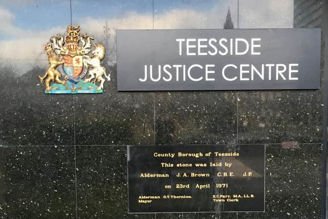 The case was dealt with at Teesside Magistrates' Court.