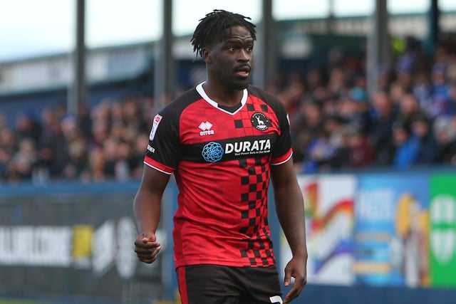 Missilou joined as a free agent under Keith Curle in November but would leave the club in January after falling out of favour. The midfielder made just five appearances. (Credit: Michael Driver | MI News)