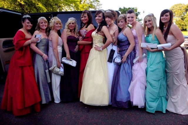 In the picture at the Manor prom.