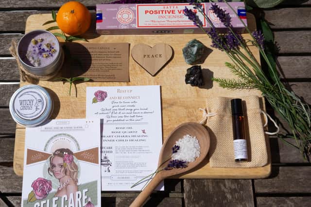 One of Michelle's holistic boxes. Images by Emma Appleton Photography