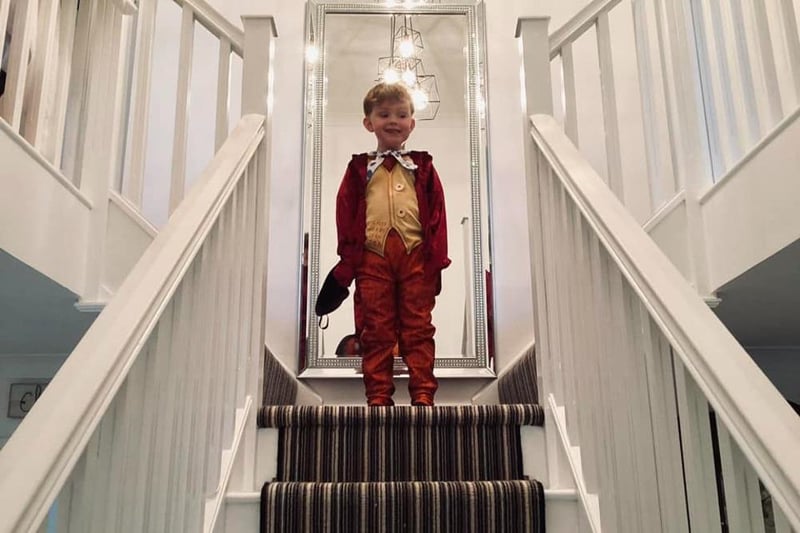 Thanks to Jenny for sending this photo of Toby dressed as Fantastic Mr Fox.