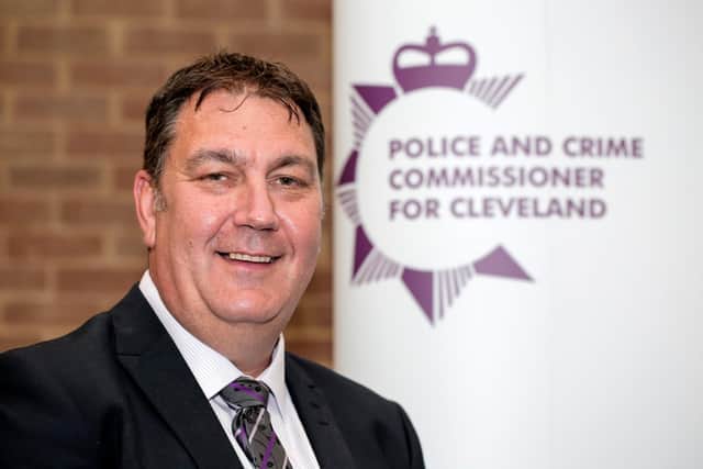 Steve Turner after he was elected as Cleveland Police and Crime Commissioner.