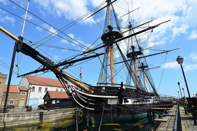 The pride of the National Museum of the Royal Navy HMS Trincomalee. Its pronunciation is more a question of how to break down the word as 'Trinco-ma-lee'. Picture by FRANK REID