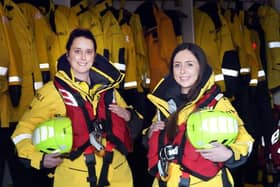 Hartlepool RNLI volunteer crew members Laura Cooling(left) and Daynor Guerin recently returned from training in Dorset./Photo: RNLI/Tom Collins