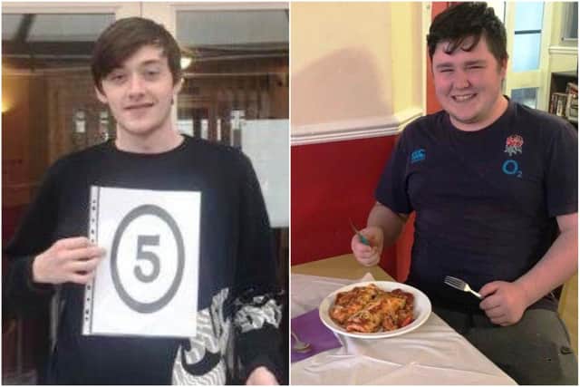 Alan Leader (left) and Coley Anderson who took part in the Come Dine With Me event at Sanctuary Supported Living in Hartlepool.