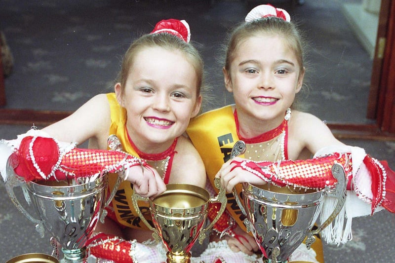 Dancing champions Donna Foster (left) and Stacey Jordison were pictured in April 1994. What are your memories of that year?