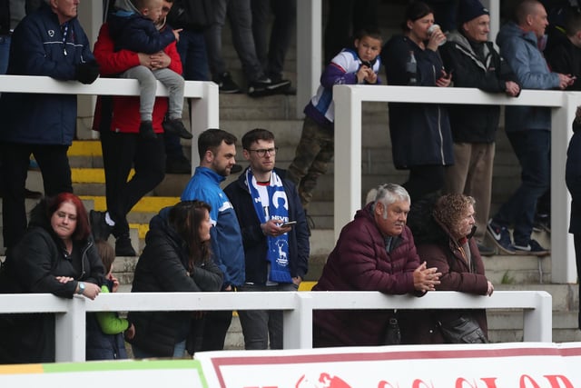 Hartlepool United supporters arrived early for their League Two fixture with Crawley. (Photo: Mark Fletcher | MI News)