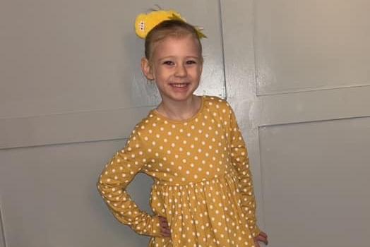 Thanks to Jessica Stainsby for this picture of Rosie, aged four.