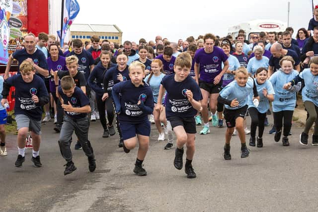 Over 700 people took part in the 5K Miles for Men fun run.