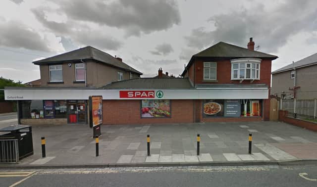 The Spar in Oxford Road, Hartlepool