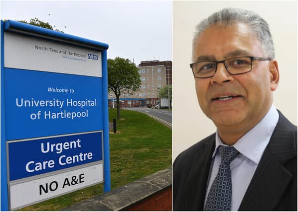Deepak Dwarakanath, Medical Director for North Tees and Hartlepool NHS Foundation Trust, is calling for people to show restraint.