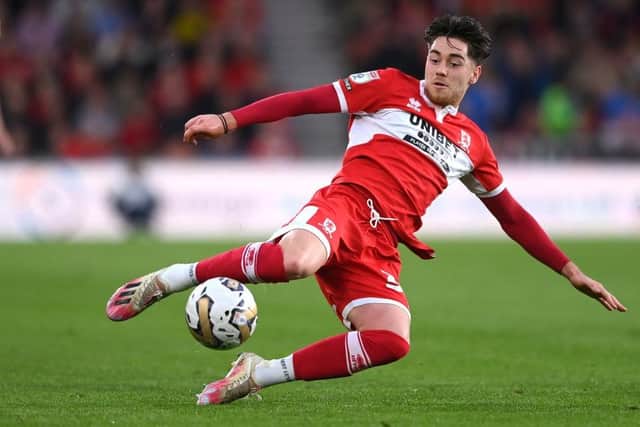 Hayden Hackney is a doubt for Middlesbrough's trip to Leeds United. (Photo by Stu Forster/Getty Images)