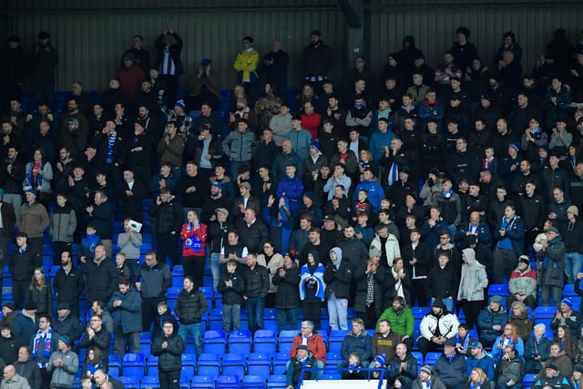 It was another good turnout from Hartlepool United supporters on their travels. (Photo: Scott Llewellyn | MI News)