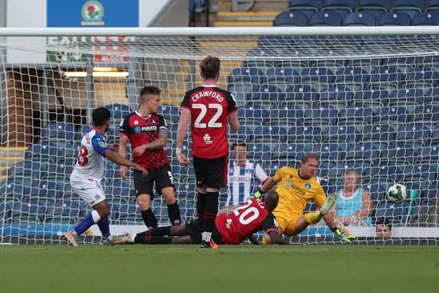 It was a difficult evening for Hartlepool United against Blackburn Rovers. (Credit: Mark Fletcher | MI News)
