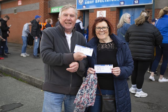 Hartlepool United sold over 600 tickets for the trip to Rochdale. (Credit: Mike Morese | MI New)