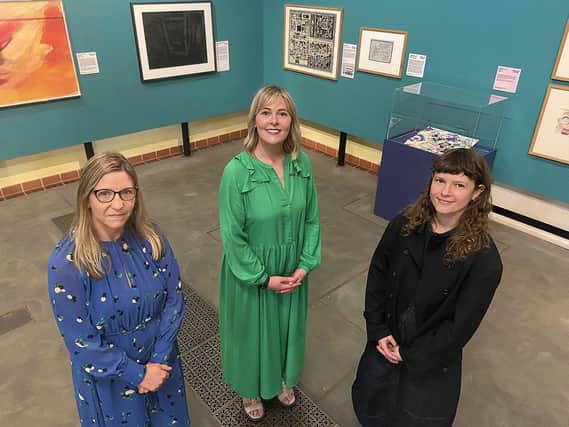 Hartlepool's art gallery hosts an art exhibition from the British Museum over the summer. Pictured at Christ Church, in Hartlepool are Angela Thomas, Hartlepool Art Gallery Curator, Gemma Ptak, Hartlepool Borough Council,'s assistant director of preventative and community services, and Isabel Seligman, Curator of Modern and Contemporary Drawing at the British Museum.