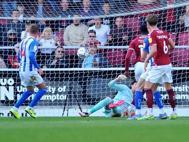 Hartlepool United suffered defeat against Northampton Town. Picture by FRANK REID