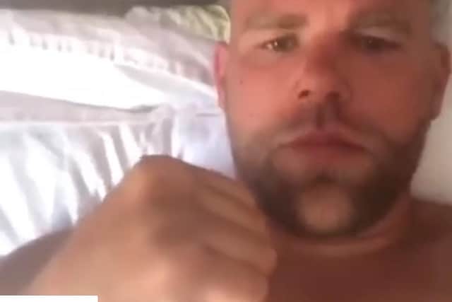 Billy Joe Saunders, the WBO super-middleweight champion, sent a video to Lyla O’Donovan, aged seven, who is awaiting her tenth operation on her brain.
