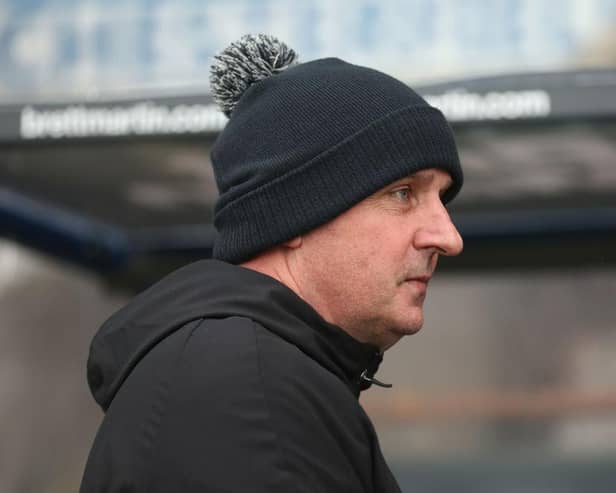 Hartlepool United were narrowly beaten by Paul Cook's Chesterfield. (Photo by Catherine Ivill/Getty Images)